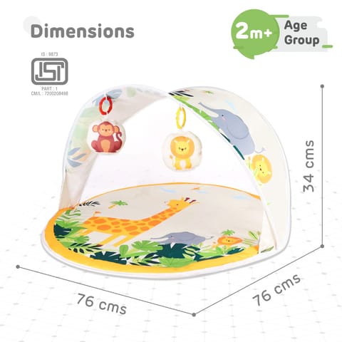 R for Rabbit First Play Safari Play Gym For Kids Orange