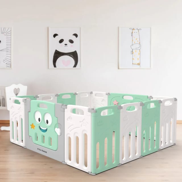 R For Rabbit Joyland Playard For Kids 14-Panel Playard, Babies' Play Area, Indoor Setup