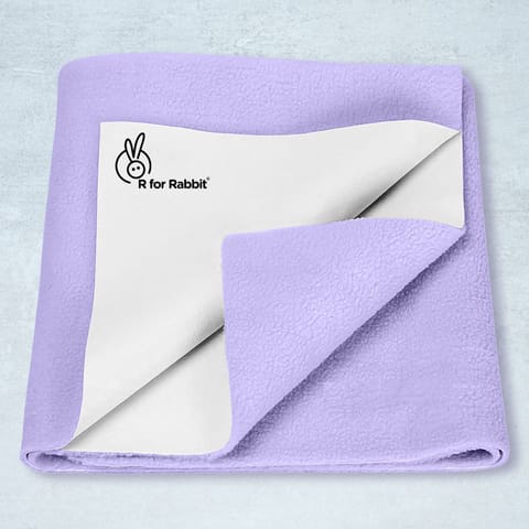 R for Rabbit Dry Nap Bliss Premium Pee Protector Sheet Purple