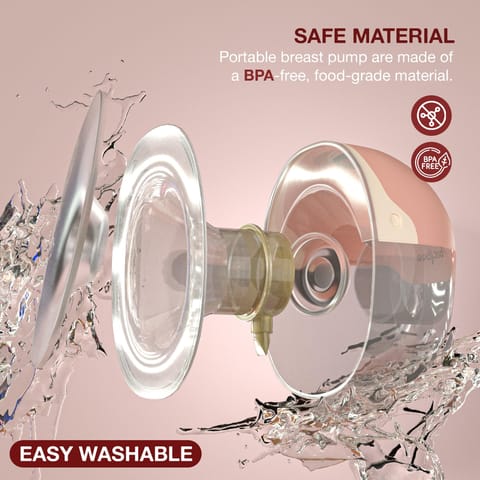 Baybee Double Wearable Electric Breast Pump For Mothers | Automatic Breast Pump Electrical with 3 Modes & 15 Suction Levels | Hands Free Pumping Machine with Premium Carry Case & LED Display | Portable Breast Milk Pump for Mothers with Massage Mode