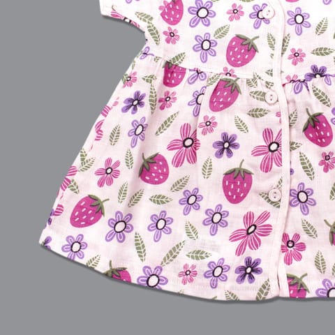 Born Babies Baby Boy & Baby Girl Organic cotton Printed Sleeveless Front Open Button Jablas-Yellow (New Born)
