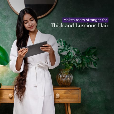 Varti Organic Hair Oil 100ml, Bhringraj & Hibiscus for Healthy Hair Growth & Thickness, Helps in New Hair Growth, Control Hair Fall & Split End, Effective on Dandruff, Women, Girls & Men All age "Combo Pack Of 2"