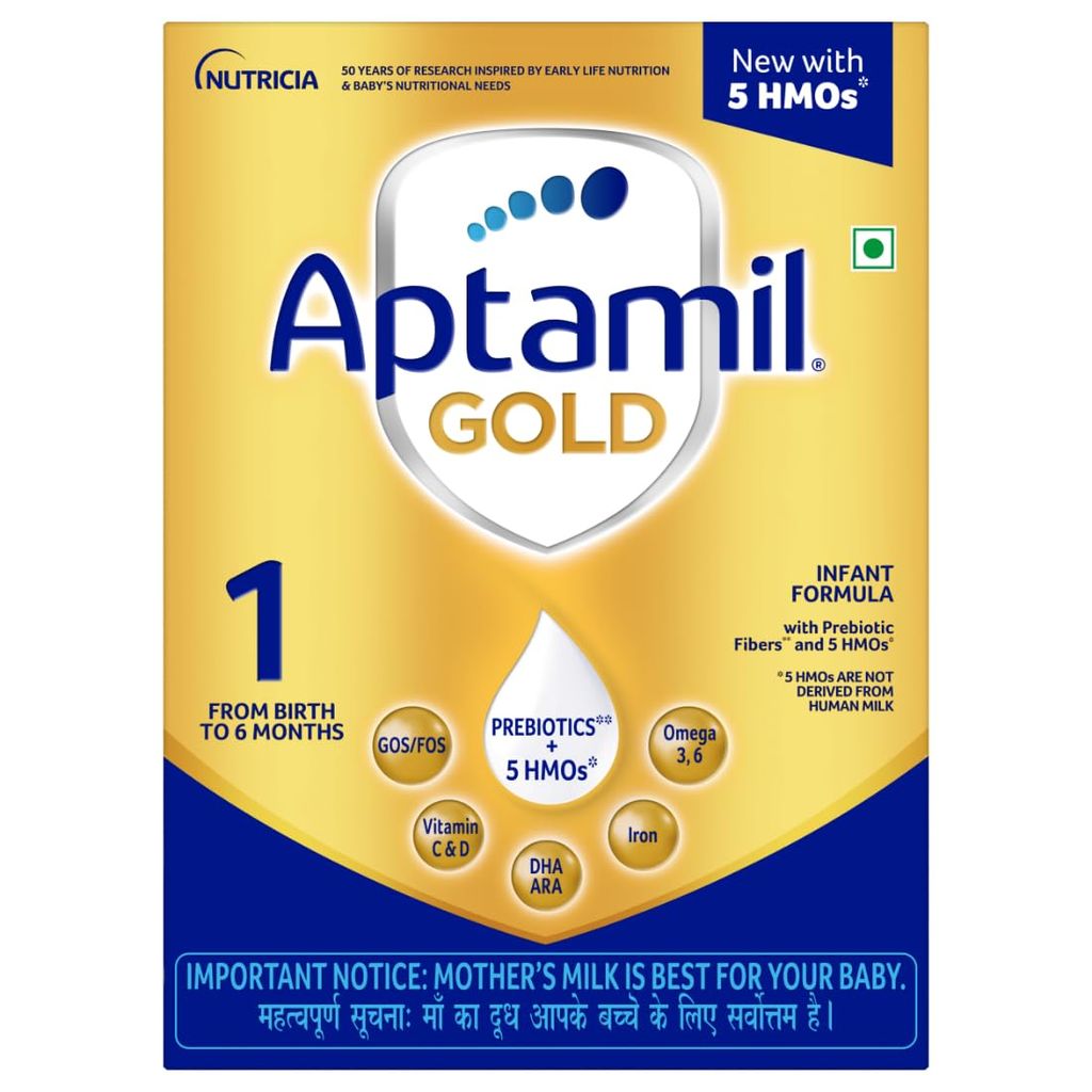 Aptamil Gold 1 Infant Formula Powder Upto 6 months, Stage 1-400g