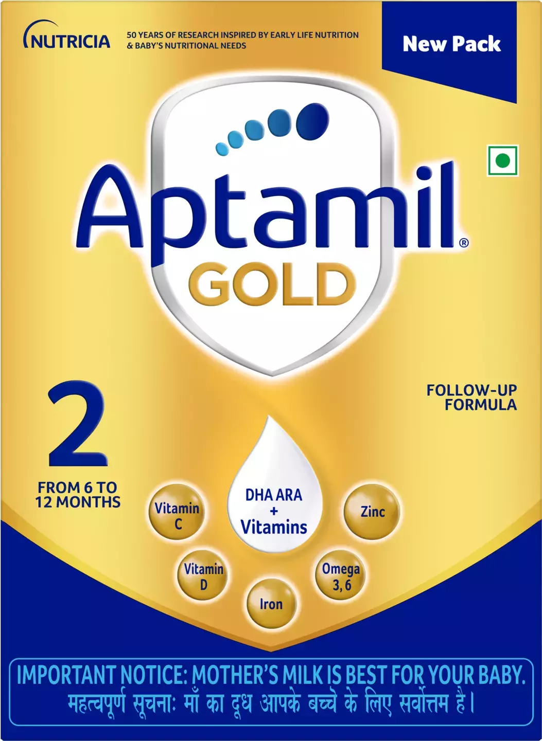 Aptamil Gold Infant Formula Powder Stage 2-400g