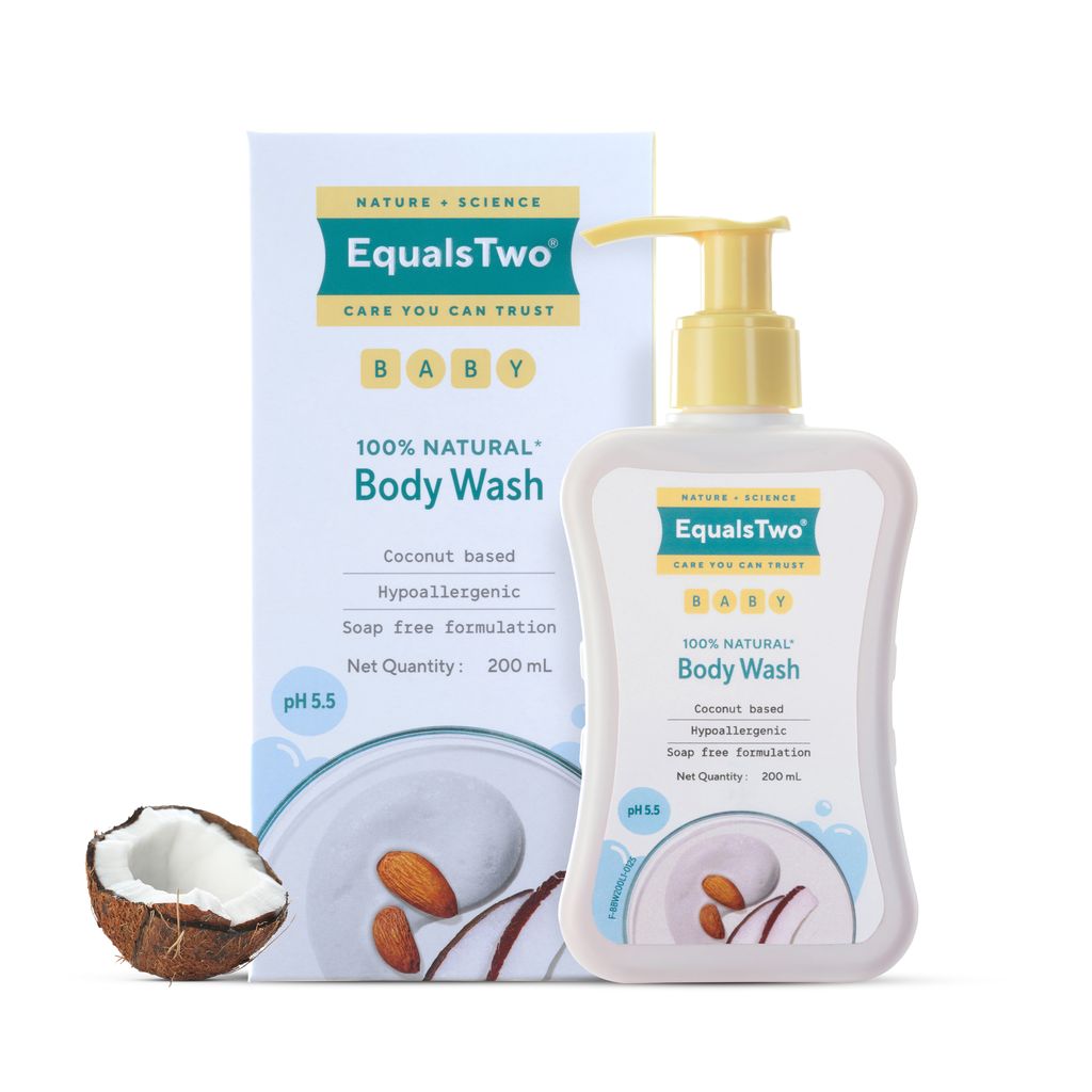 EQUALSTWO BABY BODY WASH 200ML