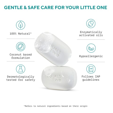 EQUALSTWO BABY CLEANSING BAR 75GM