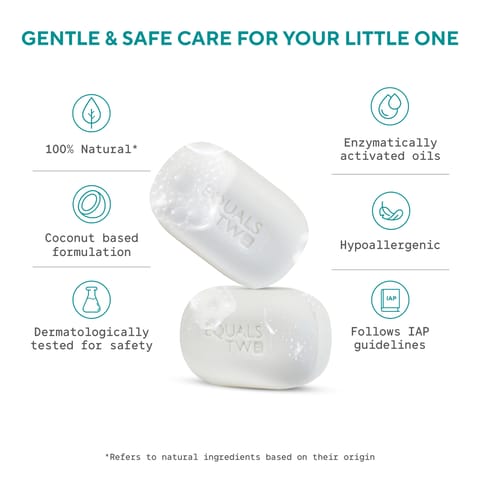 EQUALSTWO BABY CLEASNING BAR 75*2GM