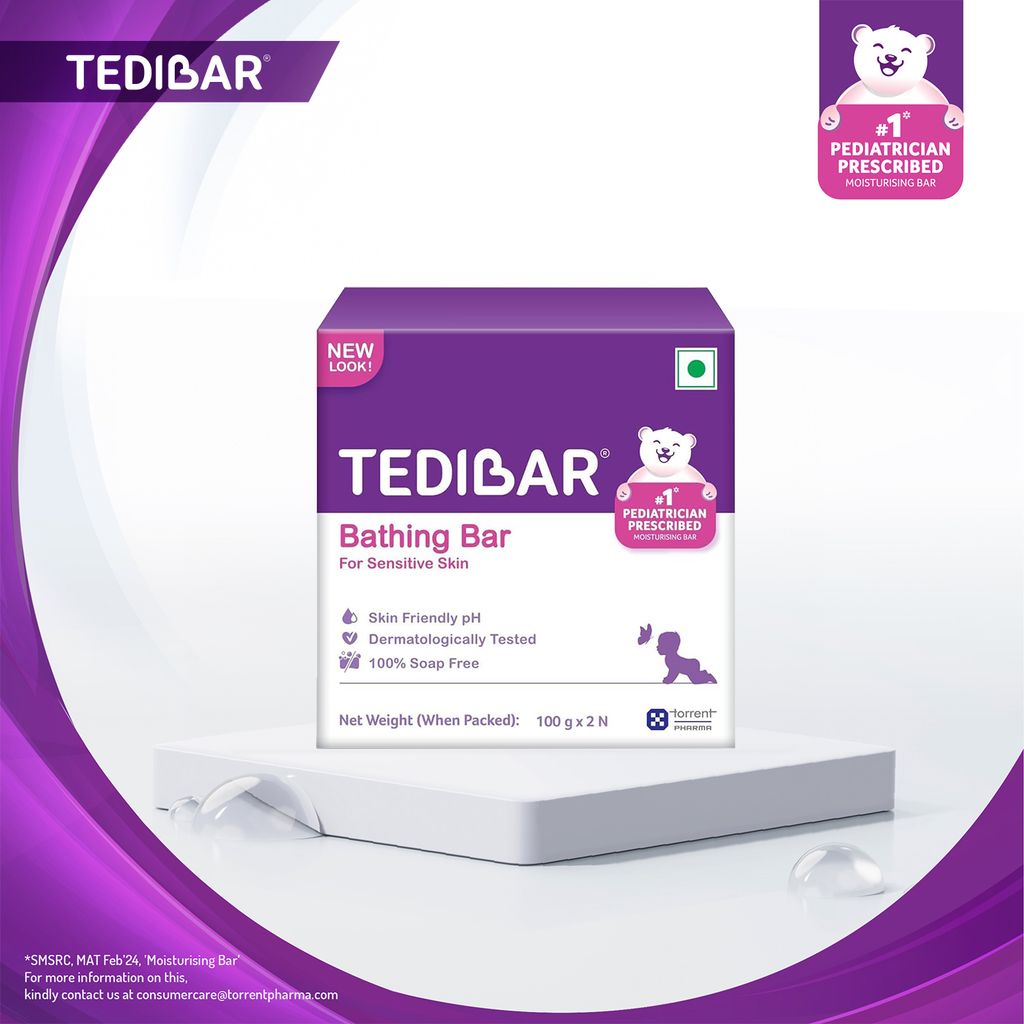 Tedibar bathing bar 100gx2