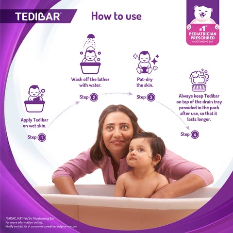 Tedibar bathing bar 100gx2