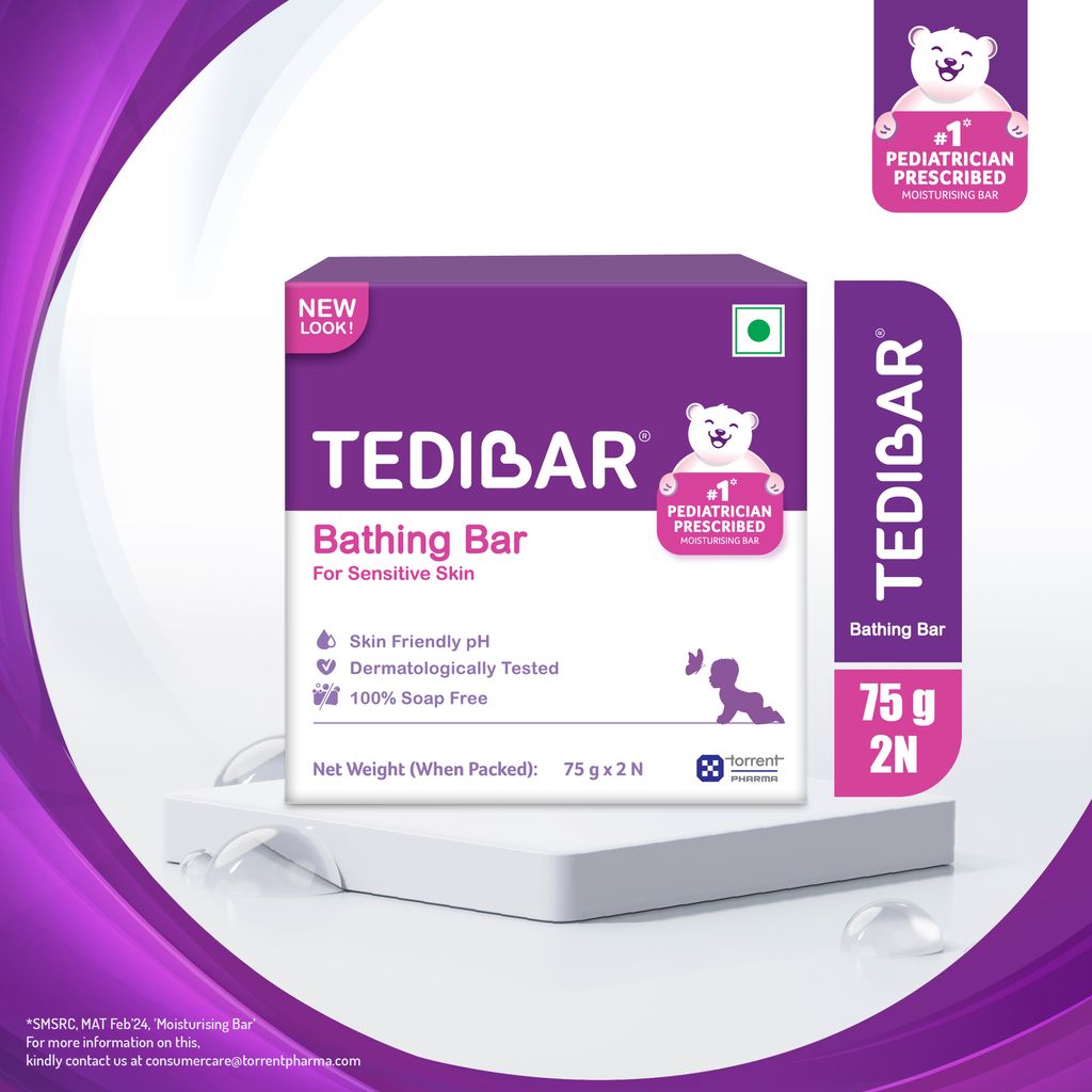 Tedibar bathing bar 75gx2