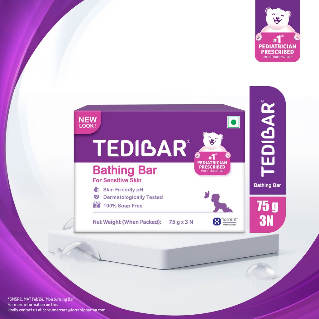 Tedibar bathing 75gx3