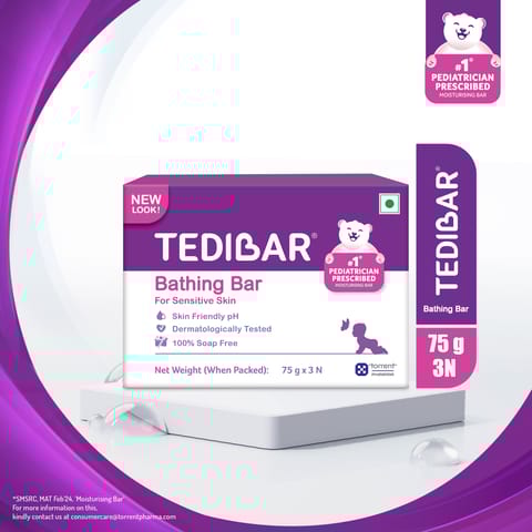Tedibar bathing 75gx3