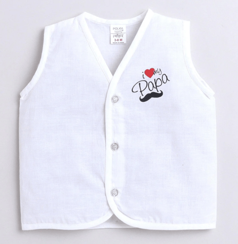 Polka Tots PACK OF 3 S/L Vest (Jabla) - PTSV-9995 - MULTICOLOR - NB