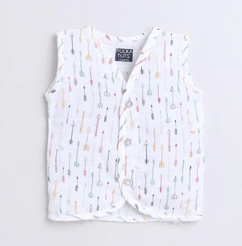 Polka TotsS/L Vest (Jabla) - PTSV-10067 - MULTICOLOR - 1-3 M