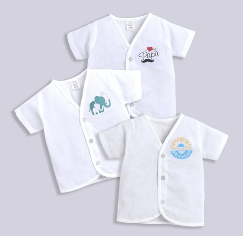 Polka TotsH/S Vest (Jabla) - PTHV-10076 - WHITE - 1-3 M