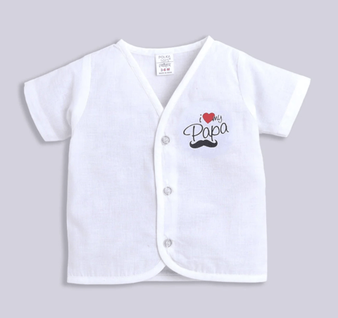 Polka TotsH/S Vest (Jabla) - PTHV-10076 - WHITE - 1-3 M