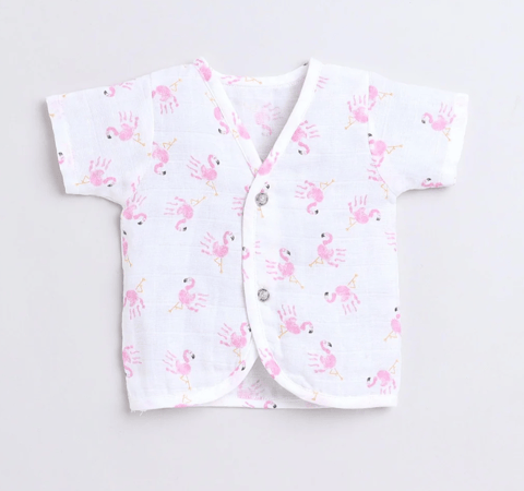 Polka Tots H/S Vest (Jabla) - PTHV-10083 - MULTICOLOR - 1-3 M
