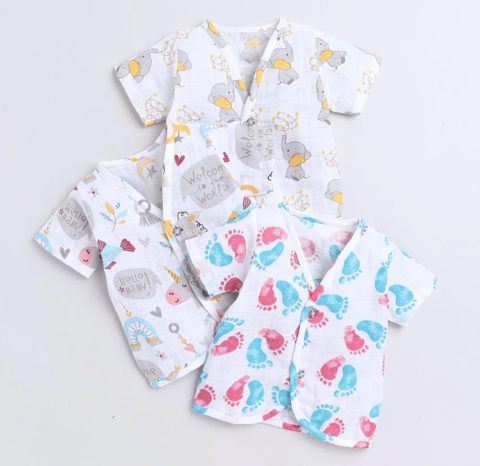 Polka Tots H/S Vest (Jabla) - PTHV-10084 - MULTICOLOR - 1-3 M