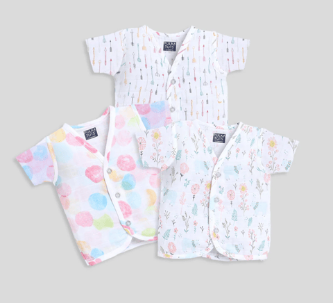 Polka Tots H/S Vest (Jabla) - PTHV-10085 - MULTICOLOR - NB