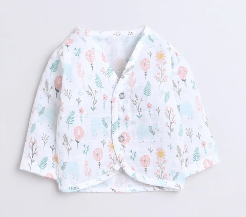 Polka Tots F/S Vest (Jabla) - PTFV-10086 - MULTICOLOR - NB