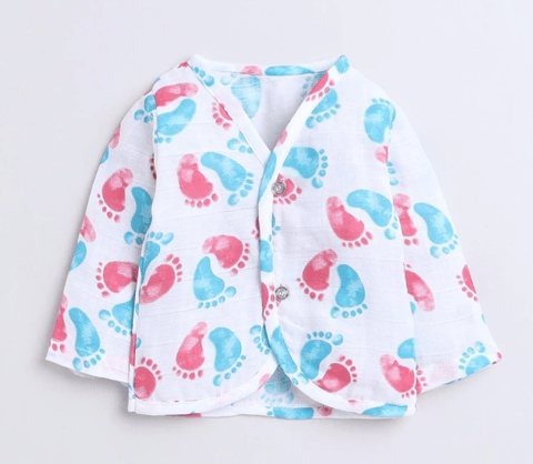 Polka Tots F/S Vest (Jabla) - PTFV-10087 - MULTICOLOR - NB