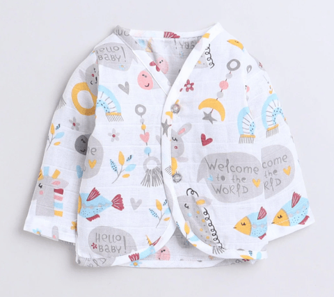 Polka Tots F/S Vest (Jabla) - PTFV-10087 - MULTICOLOR - NB