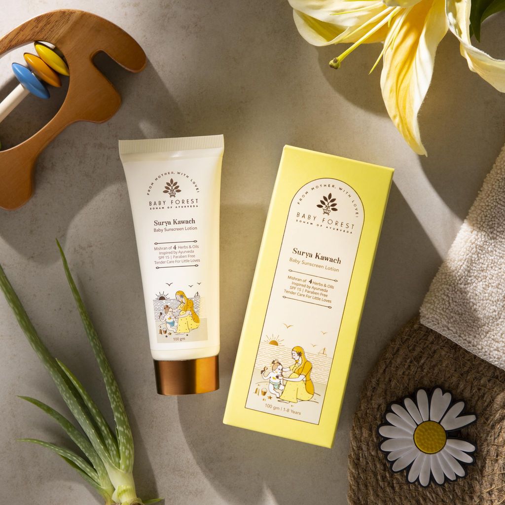 Surya Kawach SPF30 Baby Sunscreen Lotion