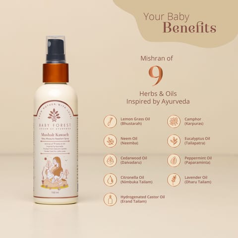 Mashak Kawach Baby Mosquito Repellant Spray