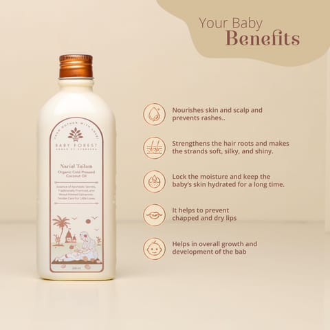 Narial Tailam Organic Col-Pressed Coconut Oil