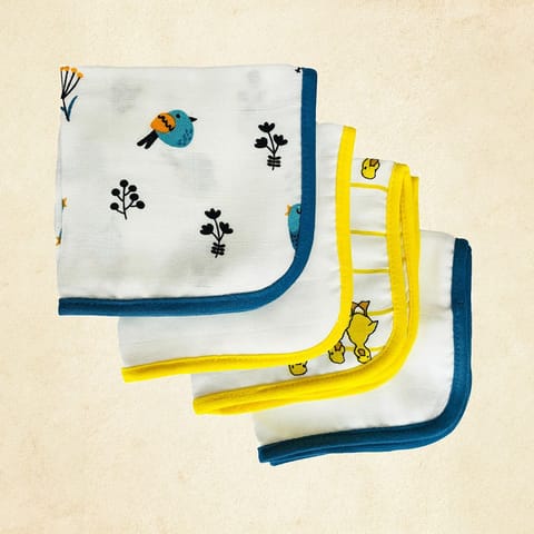 Tiny Lane Super Soft Washcloths | Pack of 4