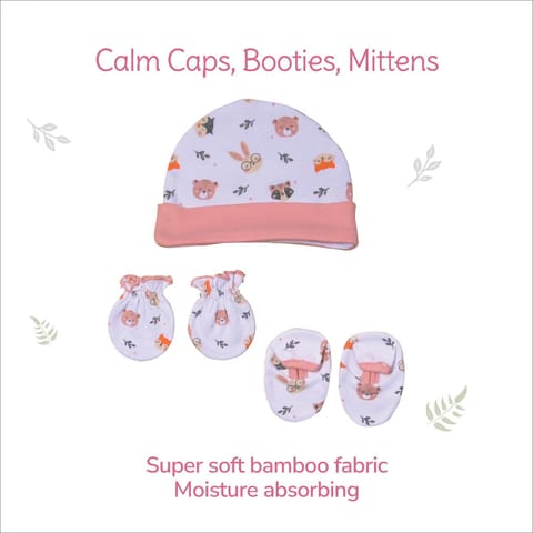 Tiny Lane Adorable & Comfy Baby Clothing - Dino Jhabla, Legging, & Cap Booties Miten