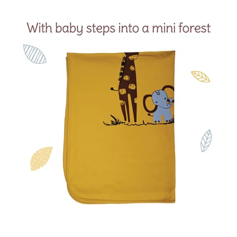 Tiny Lane Newborn Baby Blanket - Jungle Tribe
