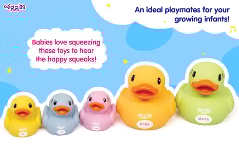 DAZZLING DUCK FAMILY (SQUEAKERS)
