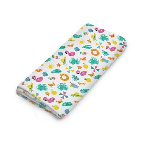 Muslin Swaddle [MS-003] [Smiley Buttons]