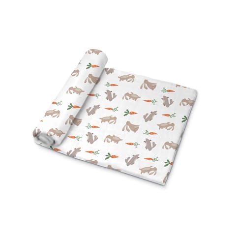 Muslin Swaddle [MS-005] [Smiley Buttons]