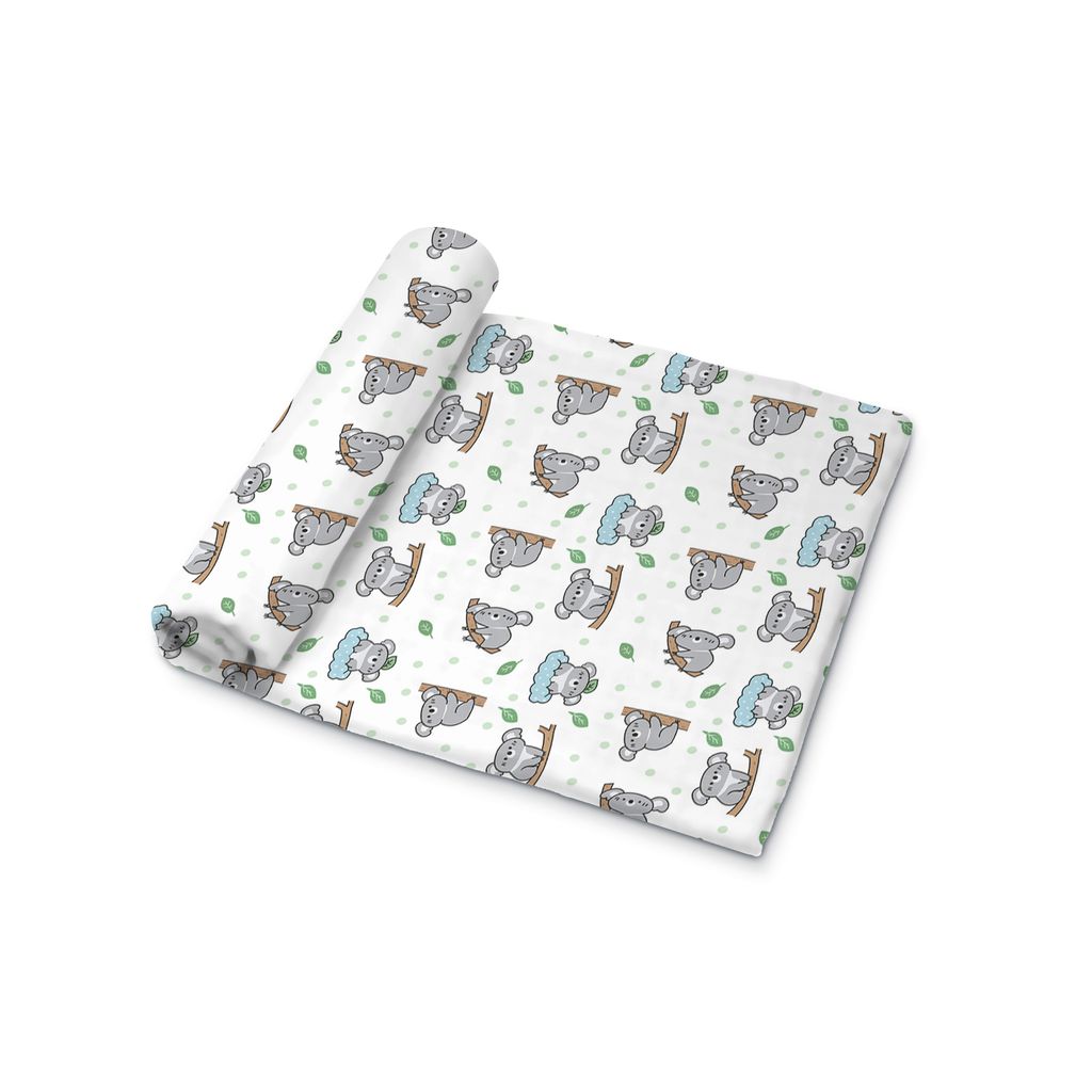Muslin Swaddle [MS-008] [Smiley Buttons]