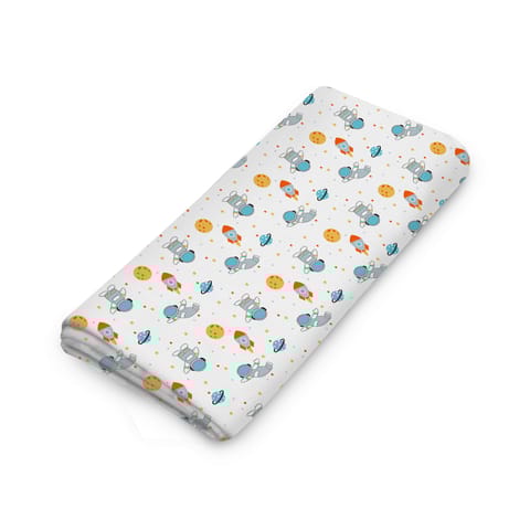 Muslin Swaddle [MS-011] [Smiley Buttons]