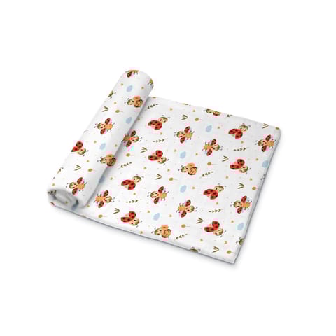 Muslin Swaddle [MS-012] [Smiley Buttons]