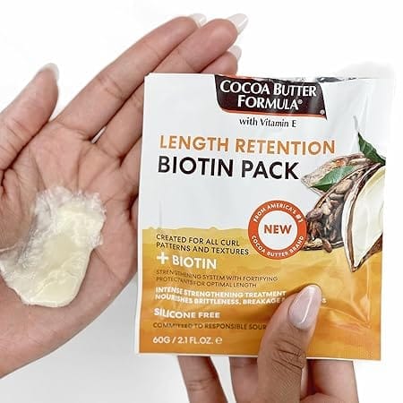 Palmer's Cocoa Butter & Biotin Length Retention Biotin Pack 60g