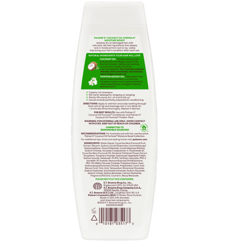 Palmer's Coconut Oil Conditioning Shampoo, 400ml