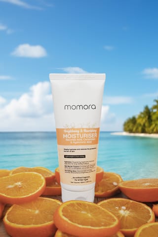 Momora Brightening And Nourishing Moisturiser | Pregnancy Safe Skincare | 100 Gm