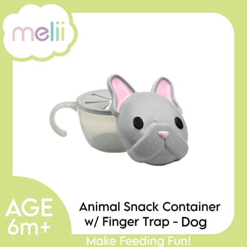 Snack Container With Finger Trap - Bulldog