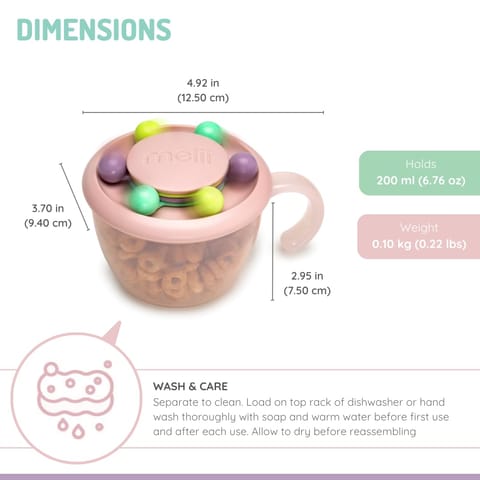Snack Container With Finger Trap - Cat