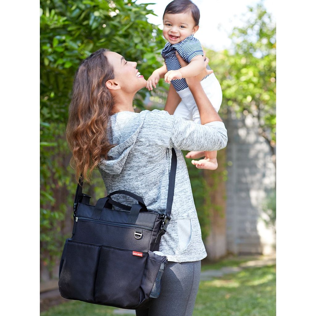 Duo Signature Diaper Bag- Black