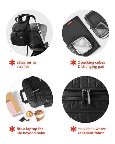 G&G Ultra Stroller Organizer- Grey Melange