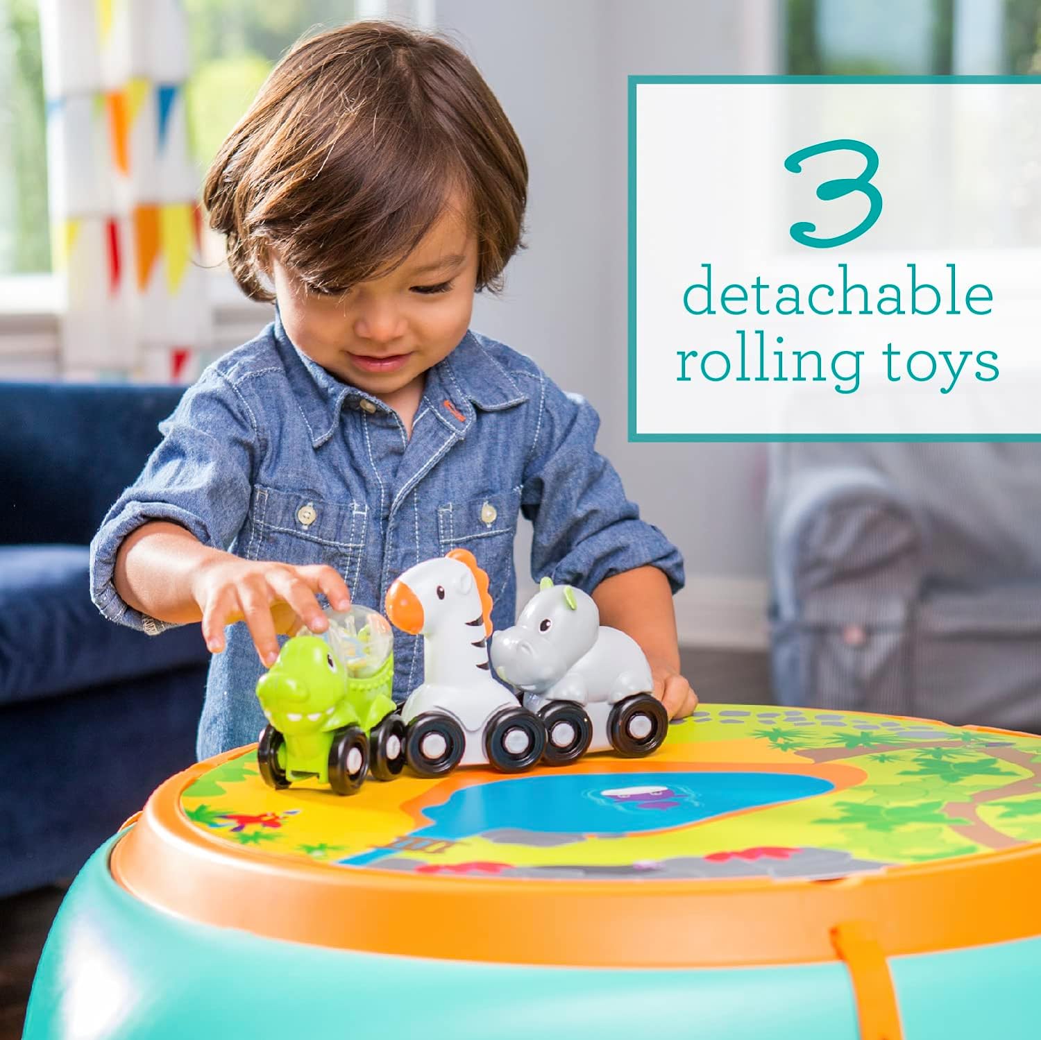2-In-1 Sit,Spin And Stand Entertainer And Activity Table