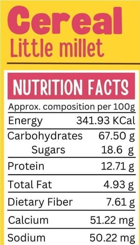 Tummy Friendly Foods Little Millet