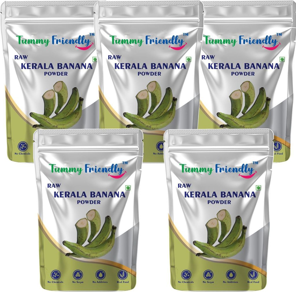 TummyFriendly Foods Natural Raw Kerala Banana Powder | Raw Nendran Banana Powder | No Chemicals