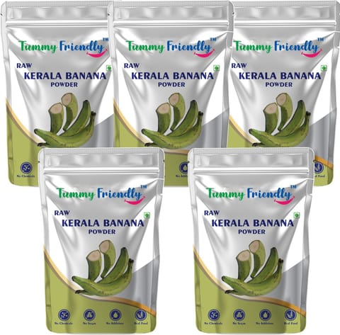 TummyFriendly Foods Natural Raw Kerala Banana Powder | Raw Nendran Banana Powder | No Chemicals