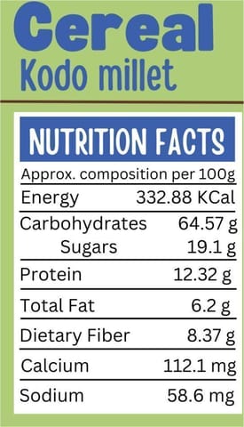 Tummy Friendly Foods Kodo Millet